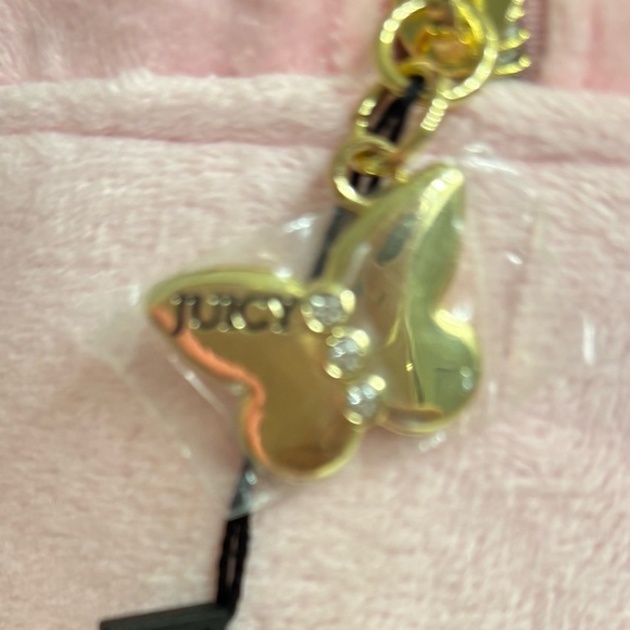 Juicy Couture pink velour makeup bag - NWOT - Picture 6 of 6